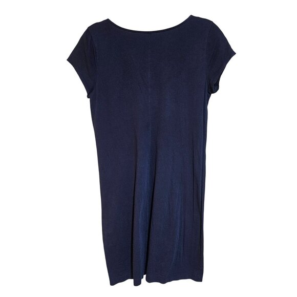 LilyPulitzer Womens Navy Med Mini Dress Pima Cotton Nautical Preppy Resortcore - Picture 3 of 13